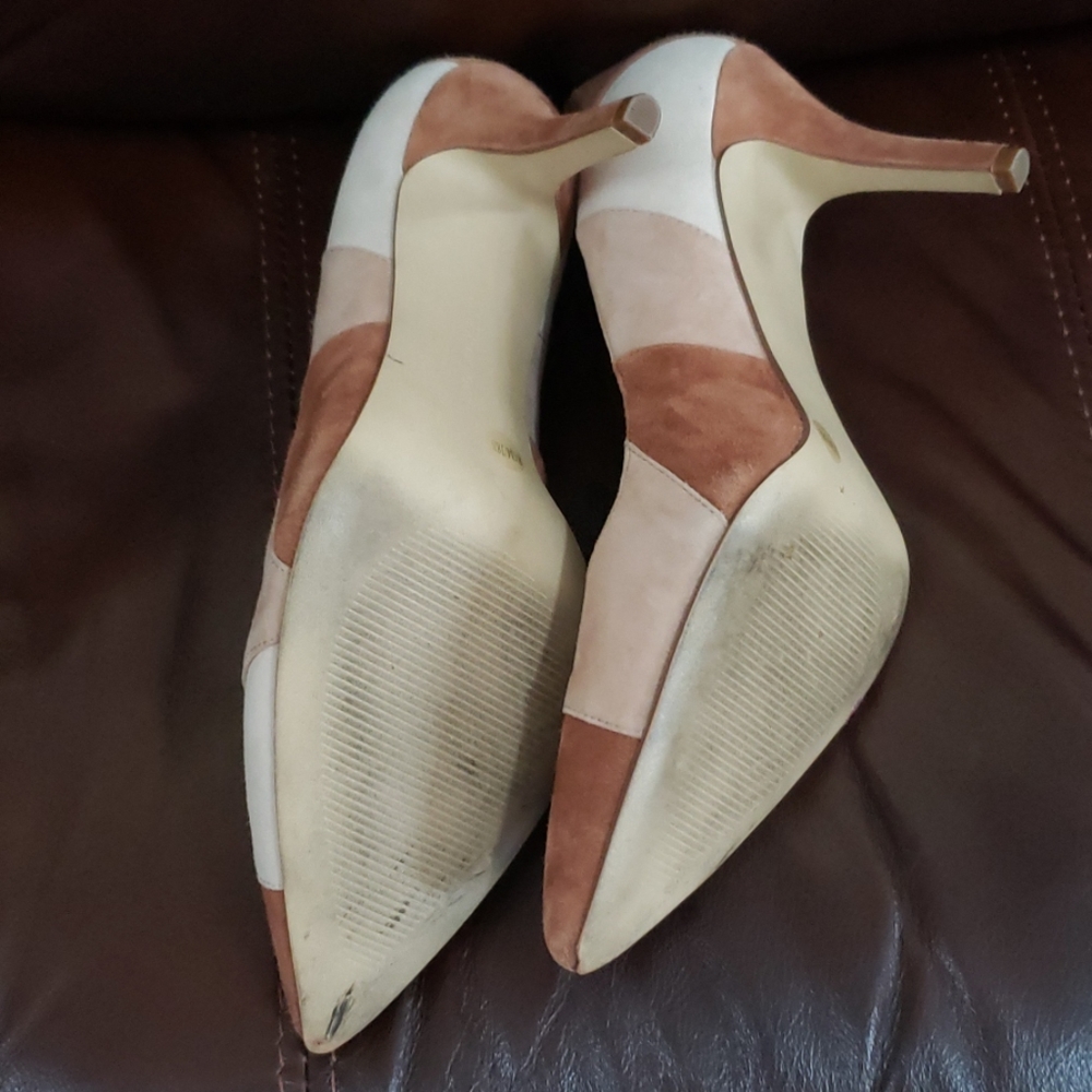 Bcbgeneration Leather Multi-Brown Patchwork Shoes - image 3